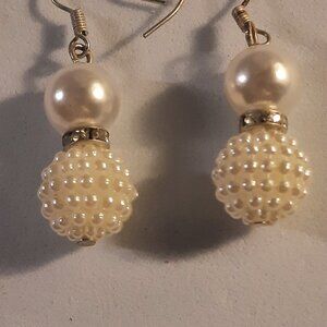 Brand New Handmade Very Pretty Pearls Earrings
